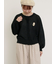 【ゆべし×Samansa Mos2】ブローチ付2WAYニット