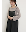 【ゆべし×Samansa Mos2】インナー付キャミワンピース