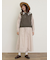 【ゆべし×Samansa Mos2】切替2WAYワンピース