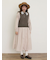 【ゆべし×Samansa Mos2】切替2WAYワンピース