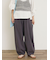 【M/Lサイズ】裾タックギャザーパンツ