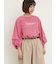 袖タックTシャツ