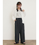 配色ピコトリミングノースリ
