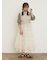 オーガンジー刺繍スカート
