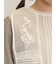 オーガンジー刺繍ベスト