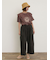 【S/Mサイズ】ベルト付きチノワイドパンツ