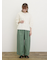【S/Mサイズ】ベルト付きチノワイドパンツ