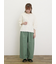【S/Mサイズ】ベルト付きチノワイドパンツ