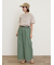 【S/Mサイズ】ベルト付きチノワイドパンツ