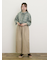 【S/Mサイズ】ベルト付きチノワイドパンツ