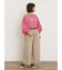 【S/Mサイズ】ベルト付きチノワイドパンツ