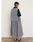 【Cross×Linen】並びボタンベスト