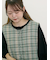 【Cross×Linen】並びボタンベスト