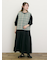 【Cross×Linen】並びボタンベスト