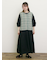 【Cross×Linen】並びボタンベスト