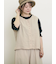 【Cross×Linen】並びボタンベスト