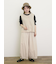【Cross×Linen】並びボタンベスト