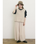 【Cross×Linen】並びボタンベスト