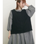 【Cross×Linen】並びボタンベスト