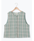 【Cross×Linen】並びボタンベスト