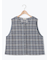 【Cross×Linen】並びボタンベスト