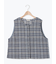 【Cross×Linen】並びボタンベスト