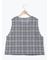 【Cross×Linen】並びボタンベスト