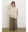 【Cross×Linen】フリルブラウス