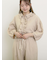【Cross×Linen】フリルブラウス