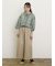 【Cross×Linen】フリルブラウス