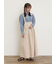 柄アソートフリルピンタックブラウス