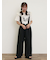 【Cross×Linen】サス付パンツ