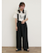 【Cross×Linen】サス付パンツ