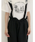【Cross×Linen】サス付パンツ