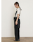 【Cross×Linen】サス付パンツ