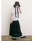 ◎綿麻柄アソートボートネックブラウス