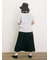 ◎綿麻柄アソートボートネックブラウス
