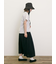 ◎綿麻柄アソートボートネックブラウス