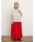 ◎綿麻柄アソートボートネックブラウス
