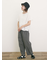 ◎綿麻柄アソートボートネックブラウス