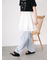 レースティアード2WAYスカート