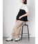 レースティアード2WAYスカート