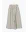 【M/Lサイズ】綿麻裾フリルパンツ