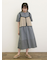 【S/Mサイズ】オーバーレース切替ワンピース