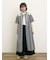 【S/Mサイズ】オーバーレース切替ワンピース