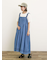 肩フリルキャミワンピース