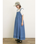肩フリルキャミワンピース