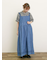肩フリルキャミワンピース