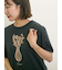 花瓶柄コード刺繍Tシャツ
