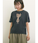花瓶柄コード刺繍Tシャツ